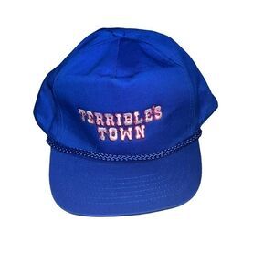 KC Vintage 80s Terrible's Town Red White & Blue Hat